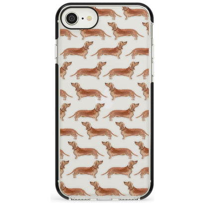 Dachshund Watercolor Dog Pattern