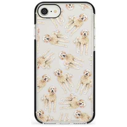 Goldendoodle Watercolour Dog Pattern