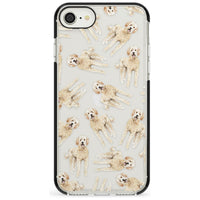 Goldendoodle Watercolour Dog Pattern