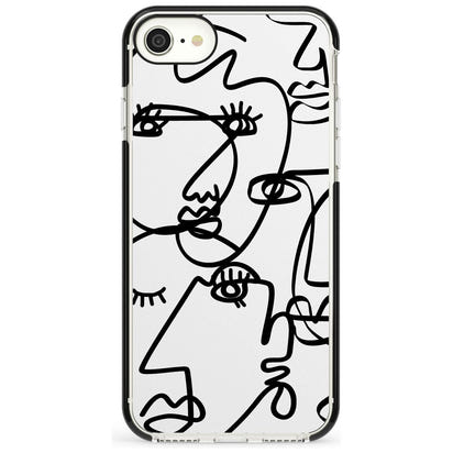 Art abstrait en noir et blanc