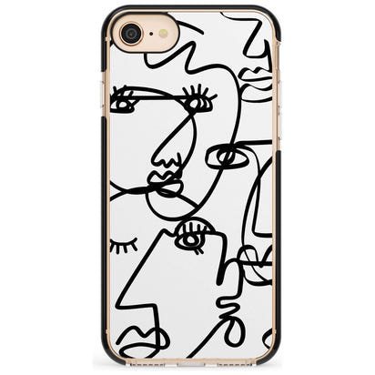 Art abstrait en noir et blanc