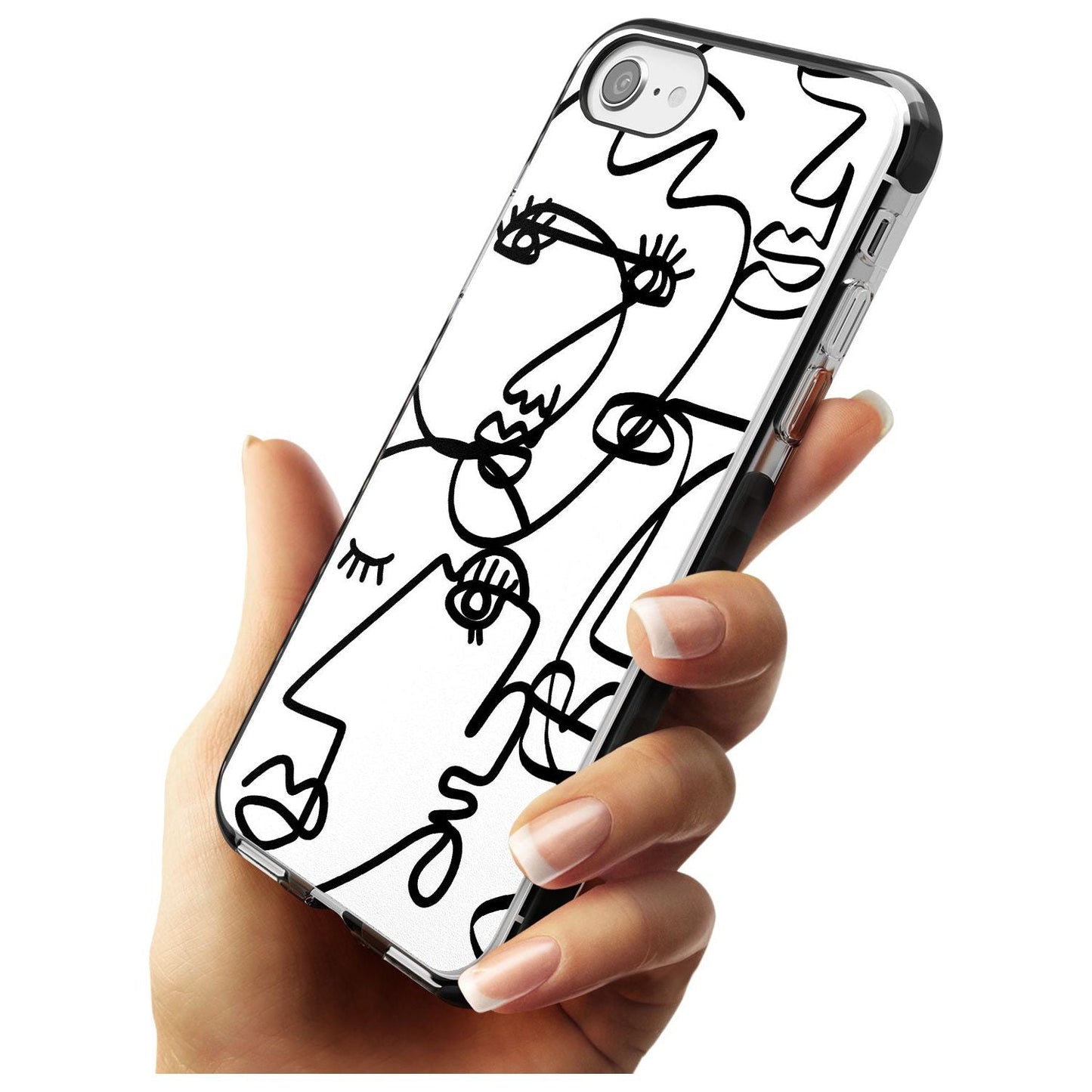 Art abstrait en noir et blanc