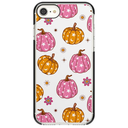 Motif de citrouilles Fleurs et Étoiles