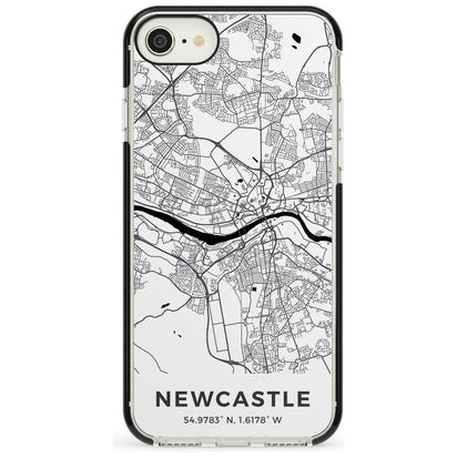 Stadtplan von Newcastle