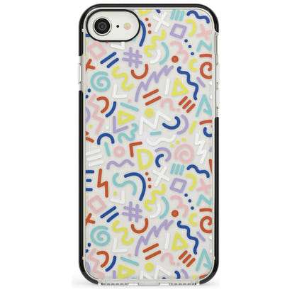 Motif rétro coloré