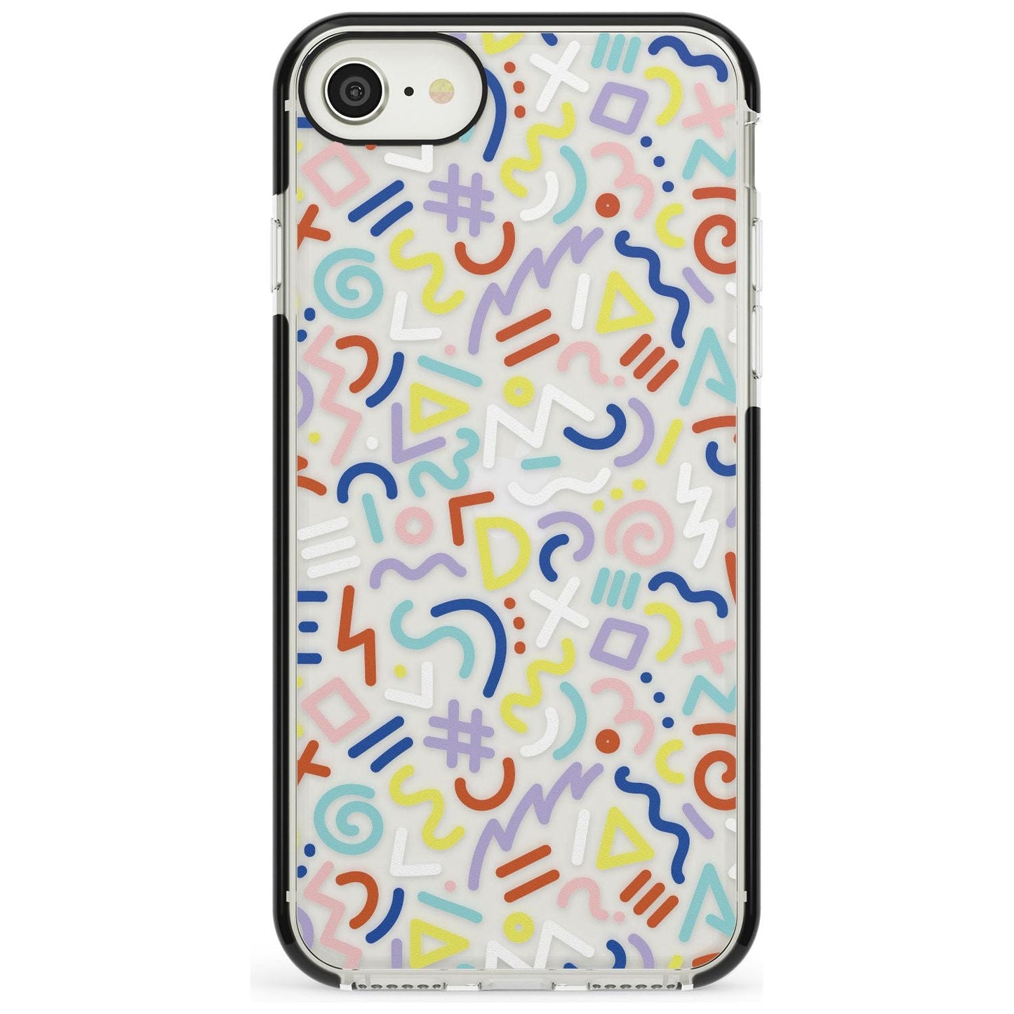 Motif rétro coloré