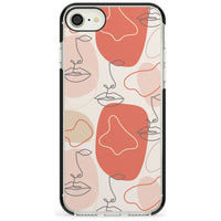 Abstract Face Line Art