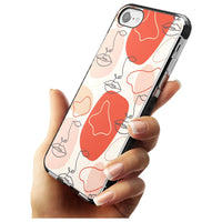 Abstract Face Line Art