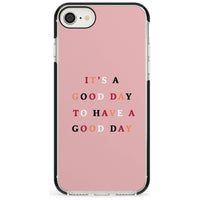 Schönen Tag, rosa Zitat