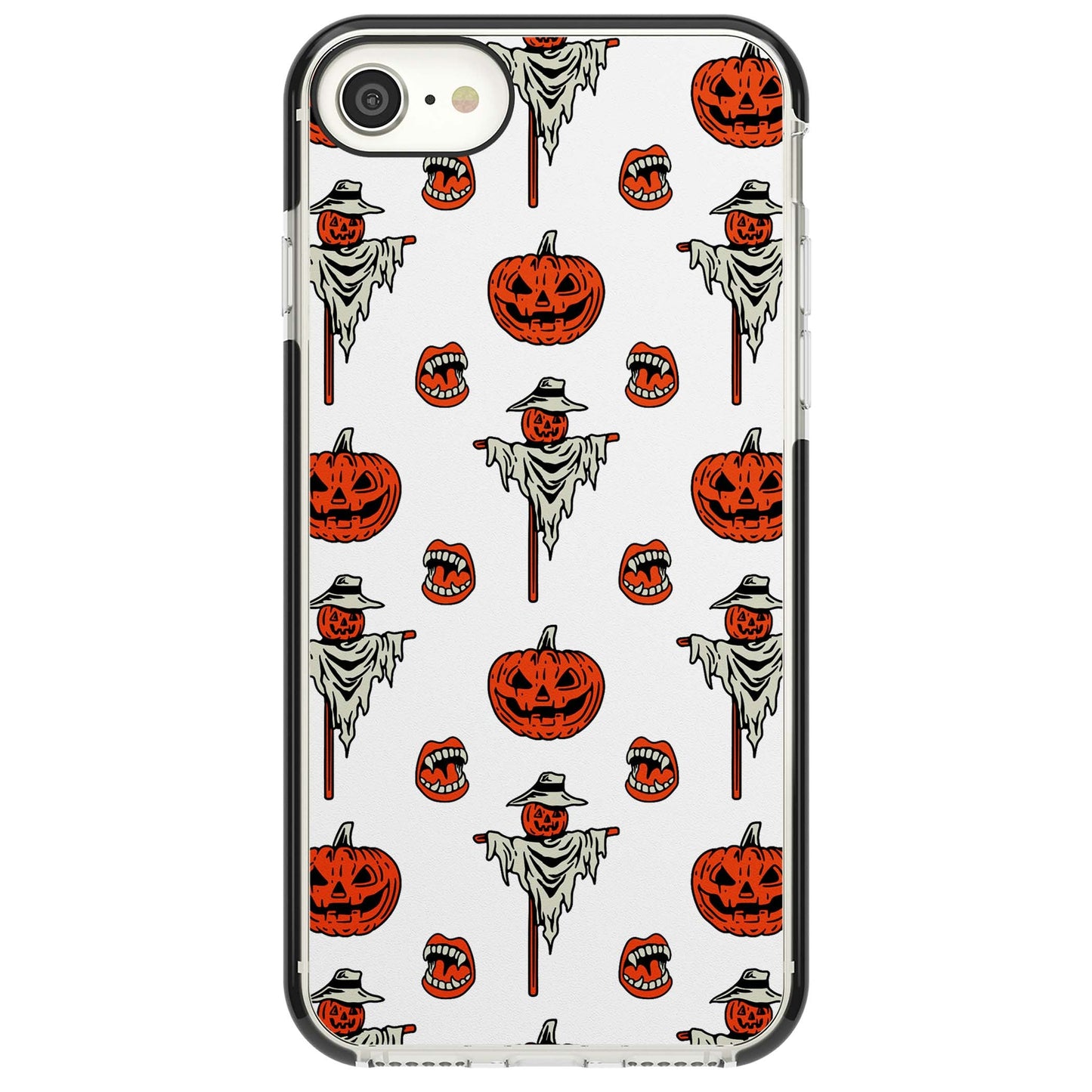 Retro Red Pumpkins & Scarecrows