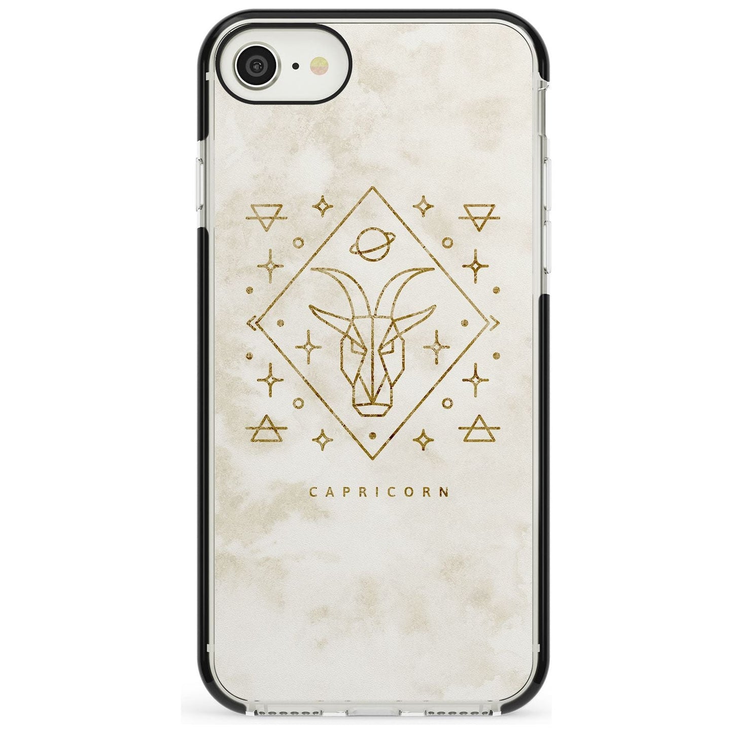 Motif du zodiaque Capricorne en or