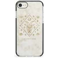 Motif du zodiaque Capricorne en or