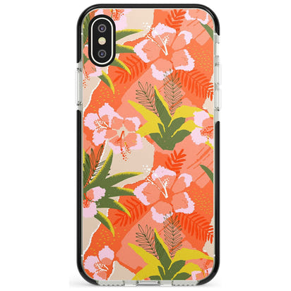 Hawaiian Flowers Abstract Pattern
