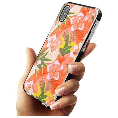 Hawaiian Flowers Abstract Pattern