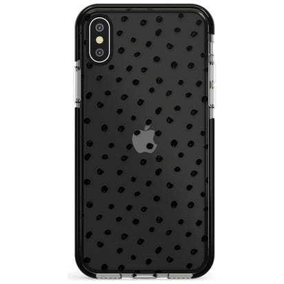 Messy Black Dot Pattern