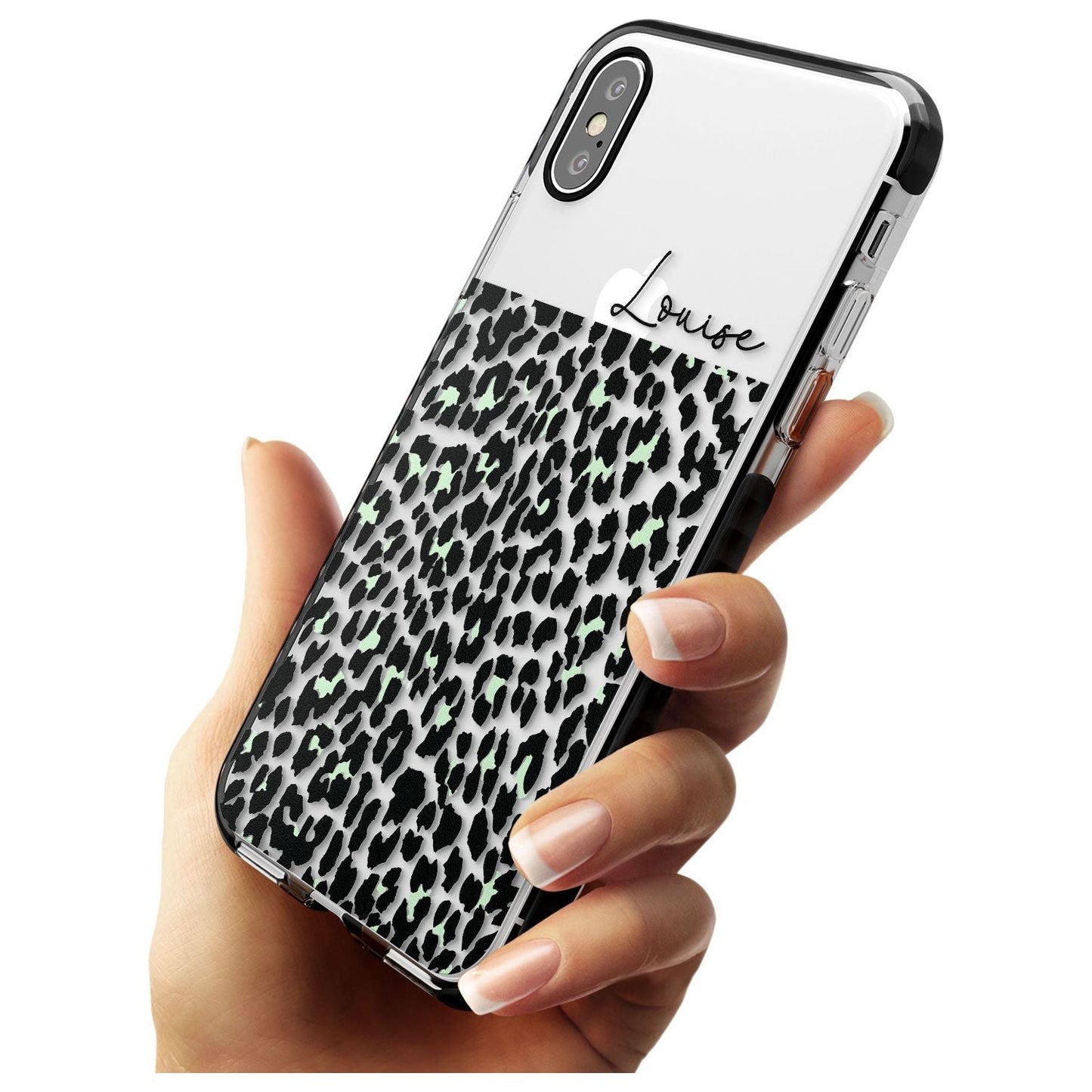 Personalised Seafoam Leopard