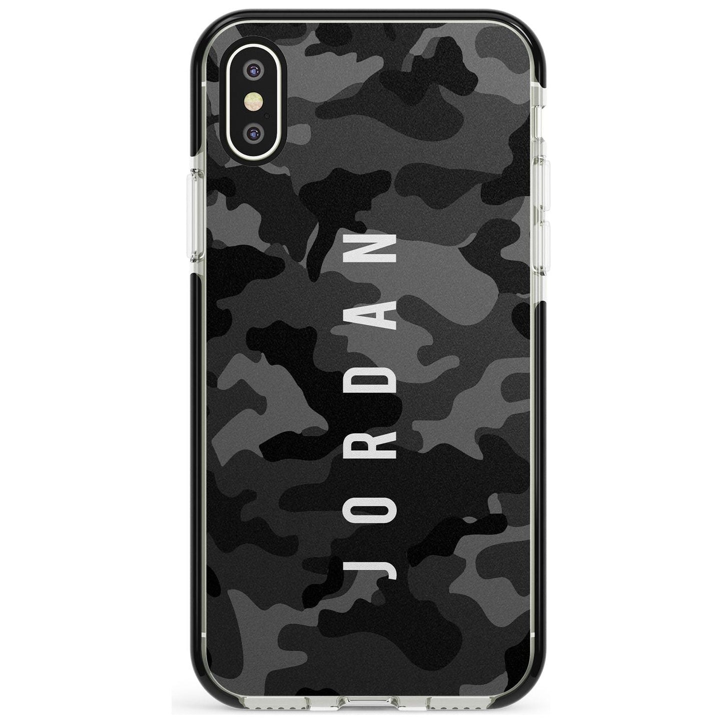 Personalised Black Camouflage Name
