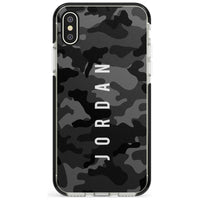 Personalised Black Camouflage Name