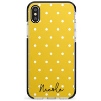 Personalised Yellow Polka Dot
