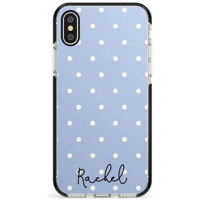 Personalised Simple Light Blue Dots