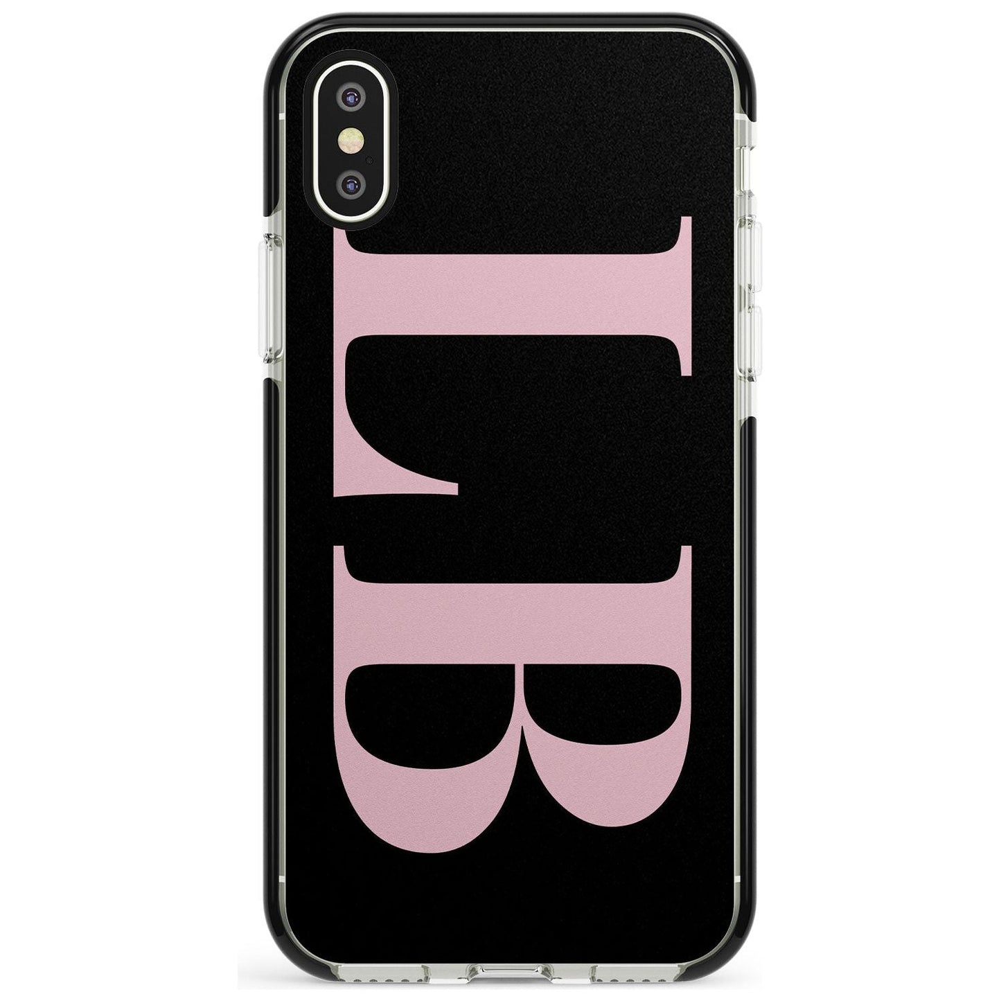 Lettres personnalisées roses et noires vertes