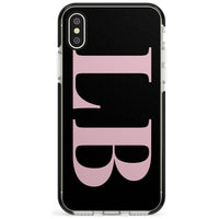 Lettres personnalisées roses et noires vertes