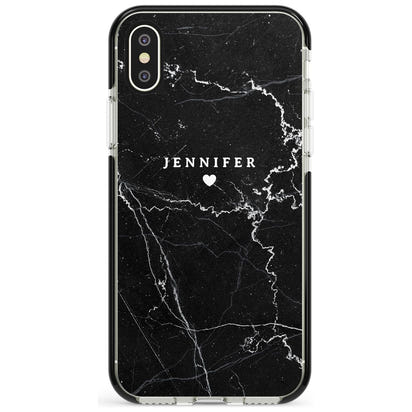 Personalised Black Marble