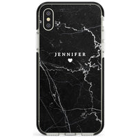Personalised Black Marble