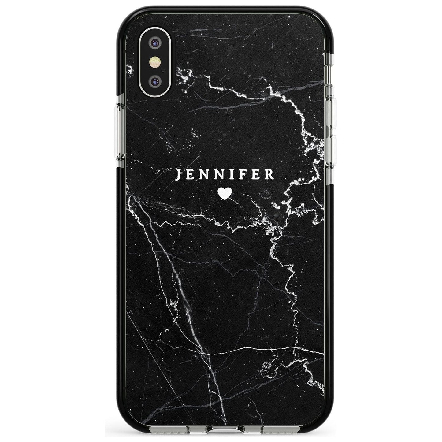 Personalised Black Marble