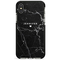 Personalised Black Marble