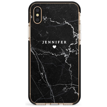 Personalised Black Marble