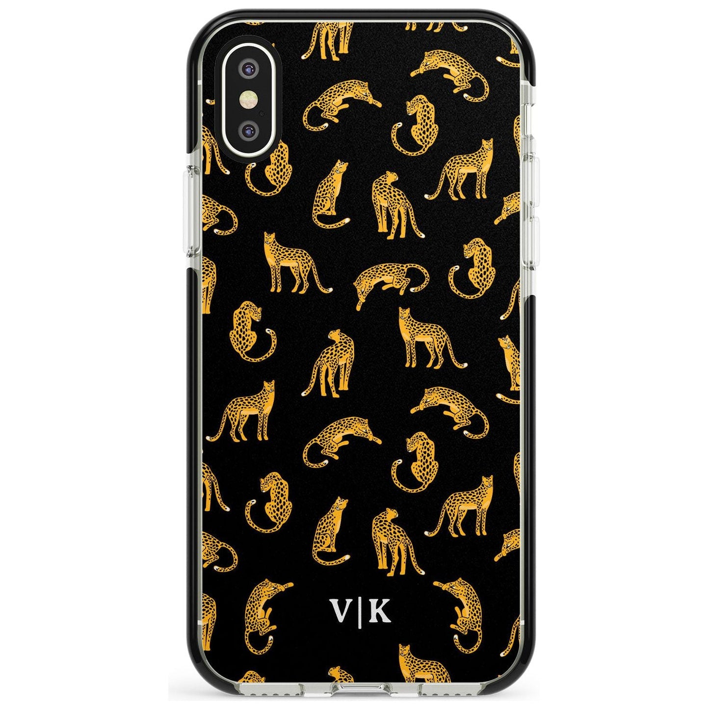 Personalised Gold Cheetah Pattern