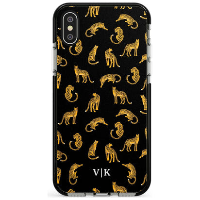 Personalised Gold Cheetah Pattern