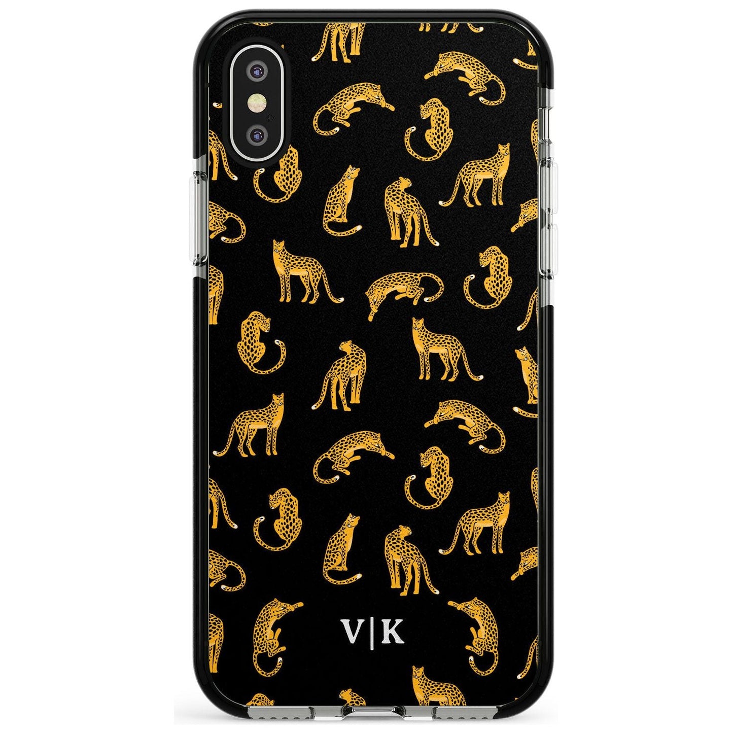 Personalised Gold Cheetah Pattern