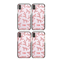 Guépard rouge et rose personnalisé