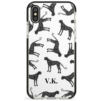 Personalised Black & White Cheetah Pattern