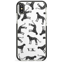 Personalised Black & White Cheetah Pattern