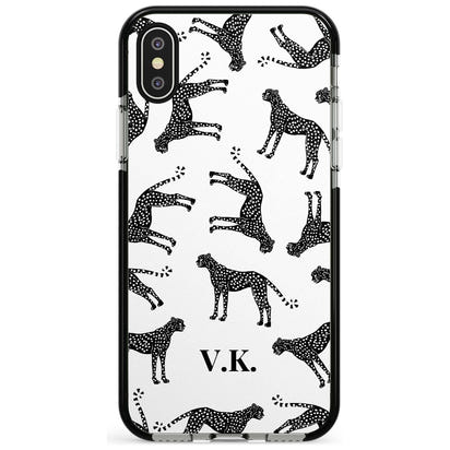 Personalised Black & White Cheetah Pattern