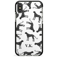Personalised Black & White Cheetah Pattern