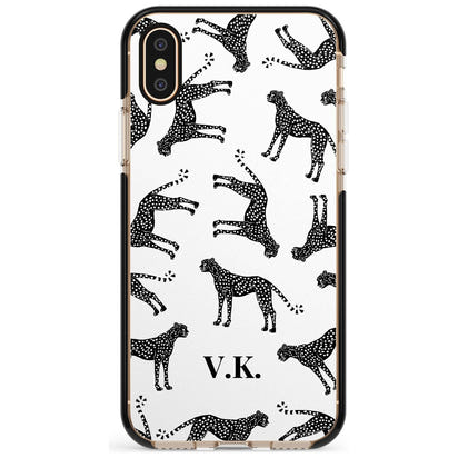 Personalised Black & White Cheetah Pattern