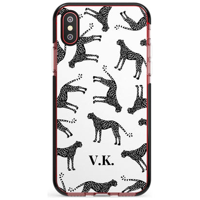 Personalised Black & White Cheetah Pattern