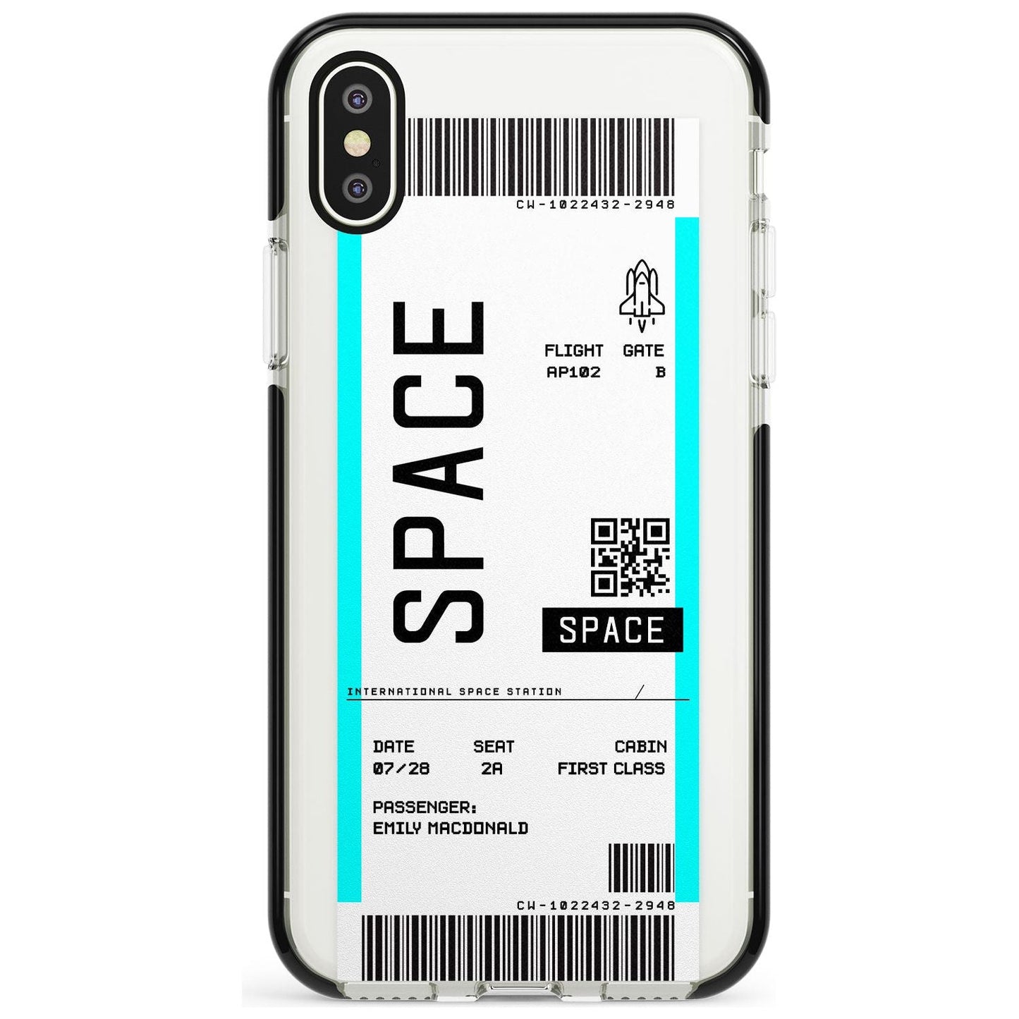 Personalised Space Travel Ticket