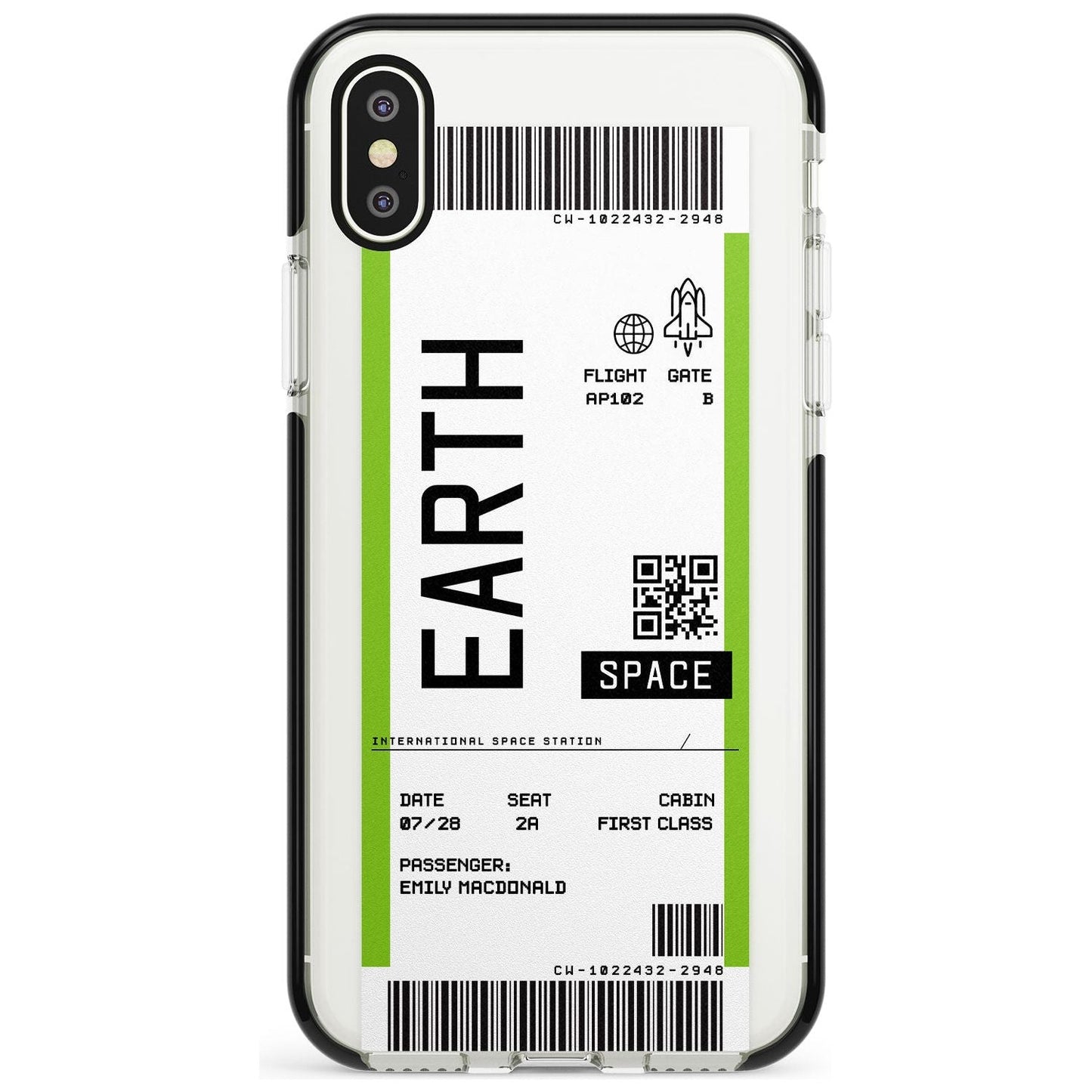 Personalised Earth Travel Ticket