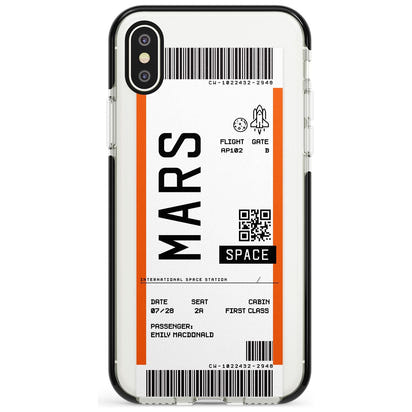 Personalised Mars Travel Ticket