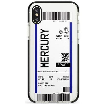 Personalised Mercury Travel Ticket