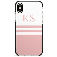 Personalised Pink Stripes & Initials
