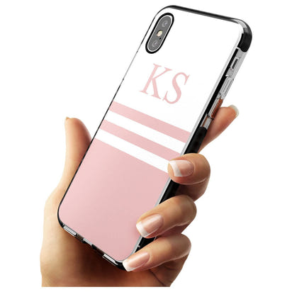 Personalised Pink Stripes & Initials