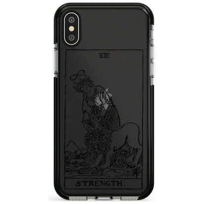 Personalisierte Stärke-Tarotkarte (Transparent)