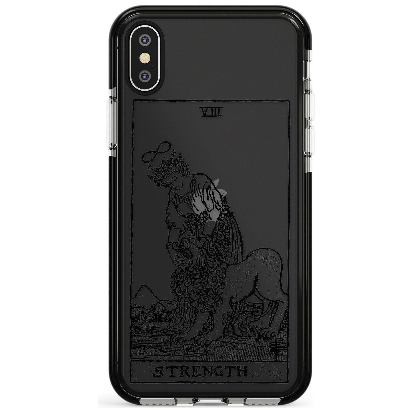 Personalisierte Stärke-Tarotkarte (Transparent)