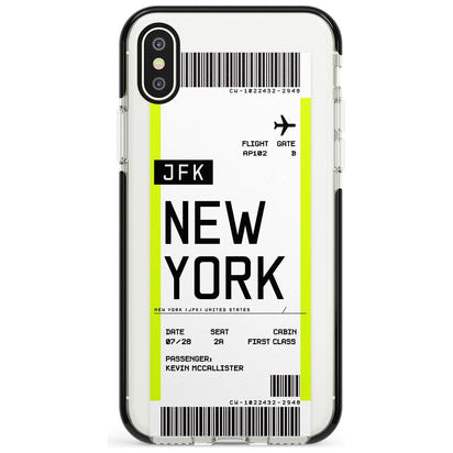 Personalised New York Boarding Pass